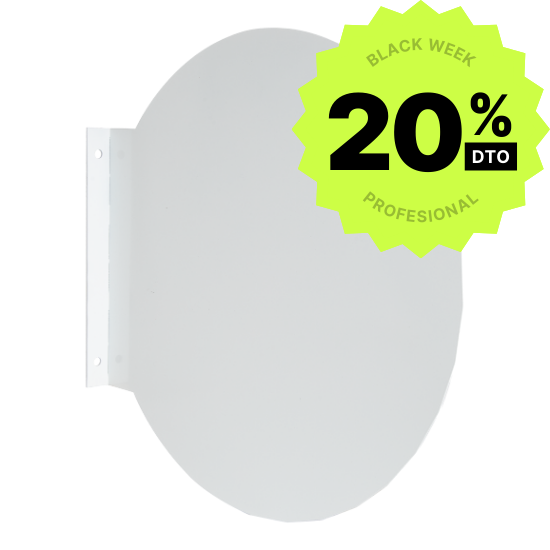 Bandeirola Redonda Basic sem luz