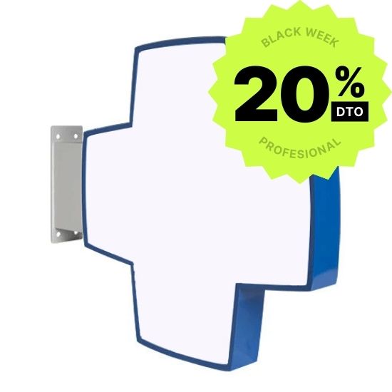 Bandeira luminosa Cruz Veterinária