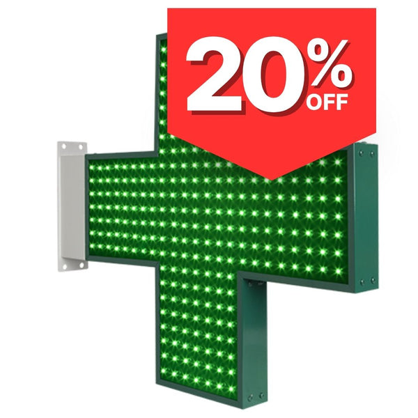 Banderola Cruz farmacia pixels.jpg__PID:59bcabc9-2a62-45fc-9fbc-d3f88c4f7c7f