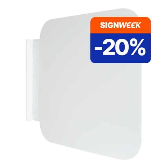 Banderola Básica Cuadrada sin Luz