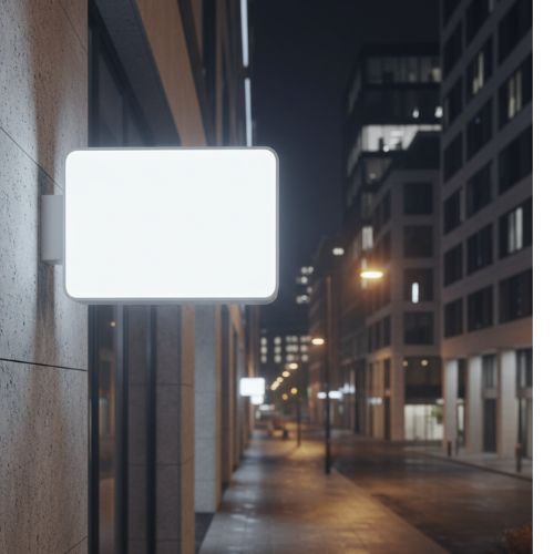 LED Leuchtkasten gerundeten Ecken mit zweiseitig