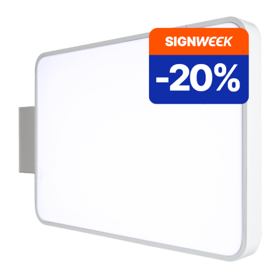Banderola Luminosa LED Cantos Redondeados