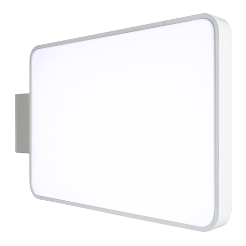 Quadratischer LED-Leuchtausleger mit abgerundeten Ecken