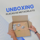 Plaque Professionnelle Plexiglass pour la personnalisation (Pack 5 unt)