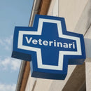 Veterinary Cross LED Illuminated Projecting Sign