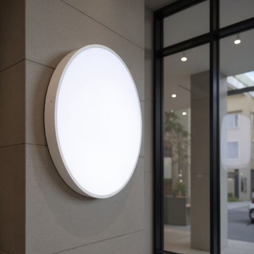 Rótulo Luminoso LED Redondo para Fachadas Comerciales