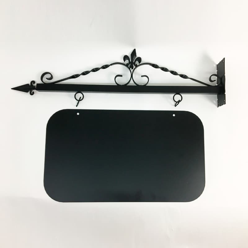 Medieval Style projecting sign with wallmount